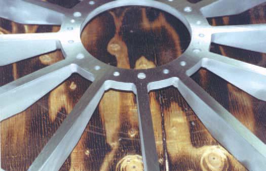 DETAIL VIEW OF EXTRACTION PLATE FRAME RESTORATION AND UPGRADE