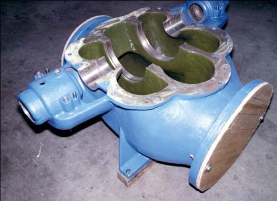 ITEM 1174_FAN PUMP HOUSING RESTORED THEN LINED WITH SPECIAL EPOXY PROTECTION SYSTEM