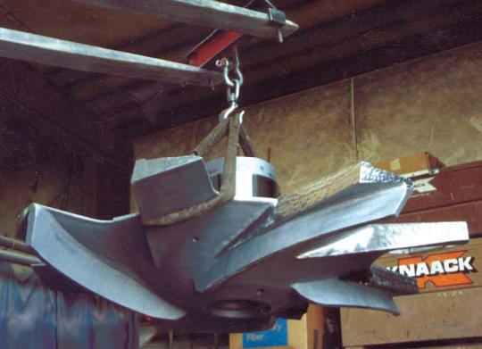 ITEM 1200_LARGE PULPER ROTOR UPGRADE AND REDESIGN ON NEW OEM UNIT BEFORE INITIAL USE