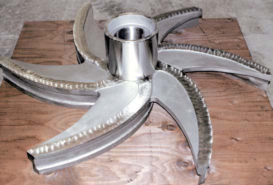 ITEM 1211_HIGH POWER PULPER ROTOR RESTORATION USED IN RECYCLE SYSTEM