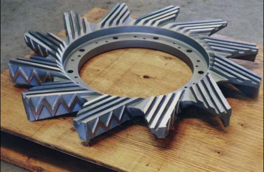 ITEM 1253 ROTOR WTH HARDFACED BARS ON BASE