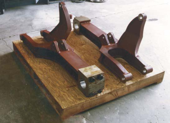 ITEM 1275_REVERSE ENGINEERED AND MANUFACTURE OF NEW WINDER SWING ARMS FOR BELOIT PAPER MACHINE