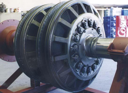 ITEM 1293_EXOTIC METAL RING PRESS ROTATING ELEMENT 800 HORSEPOWER-REVERSE ENGINEER-RESTORE AND UPGRADE