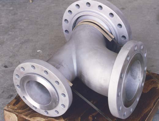 ITEM 1346_SPECIAL SS BLOW LINE DIGESTER FITTING LONG LIFE DESIGN REDESIGNED TO TAKE SPECIAL SLIP RING FLANGE FOR FIELD ALIGNMENT ISSUES_2