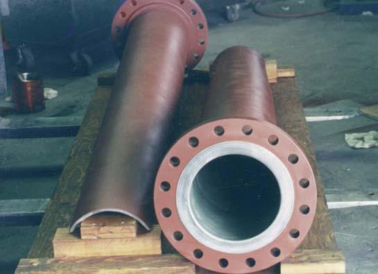 ITEM 1355_BLOW TANK TANGENTIAL ELBOW WITH SPECIAL MST TRI-SYSTEM WEAR LINER