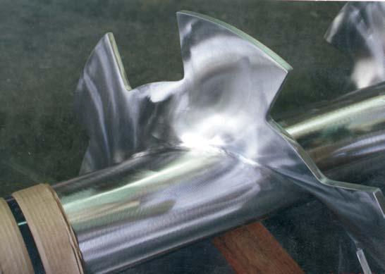 ITEM 1375_SPECIAL DUPLEX ALLOY MIXING FEED SCREW FABRICATION FOR CHLORIDE SERVICE