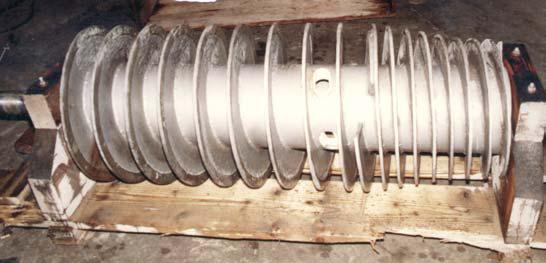 ITEM 1383_SPECIAL DOUBLE FLIGHT SECTION DESIGNED CONVEYOR SCREW FOR HIGH RPM BIRD CENTRIFUGE DESIGNED AND MANUFACTURED BY MST