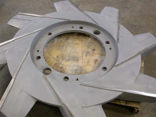 ITEM 1434_BLACK CLAWSON PULPER ROTOR RESTORE FORM AND SPECIAL HARDFACING_1