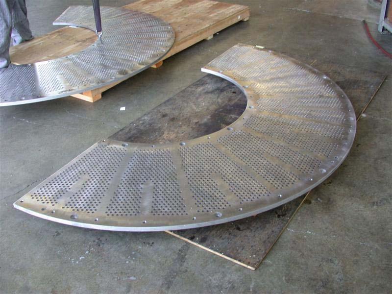 ITEM 1439_VSAP-100 Voith 98 Diameter Extraction Plates Mfg New by MST CNC machine