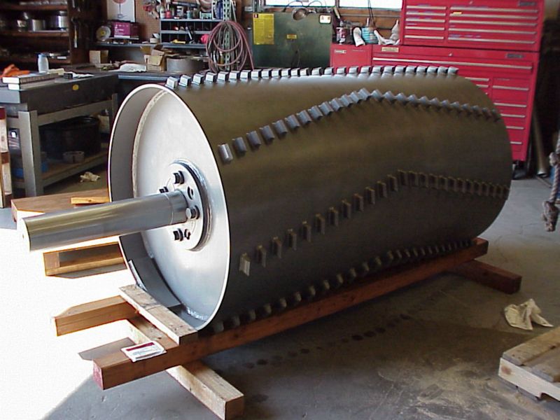 LARGE BAIL BREAKER ROLL MFG COMPLETE BY MST