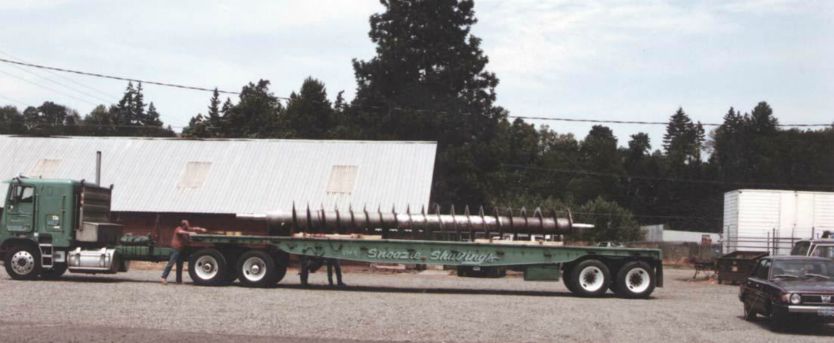 LARGE KAMYR SS IMPREGNATOR SCREW_ASSEMBLY RESTORE BROKEN SCREW AND REINFORCE FLIGHT SUSTEM TO ACCOMODATE MORE HP