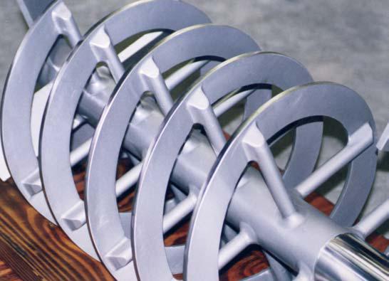 RE-SHAFTED AND RESTORED REFINER IN-FEED RIBBON SCREW SPECIAL METALLURGICAL ATTACHMENT DESIGN TO PREVENT CRACKING_2